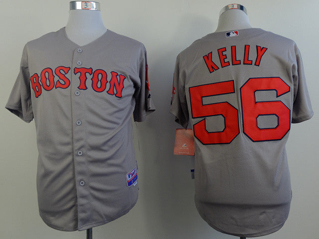 Boston Red Sox grey jersey