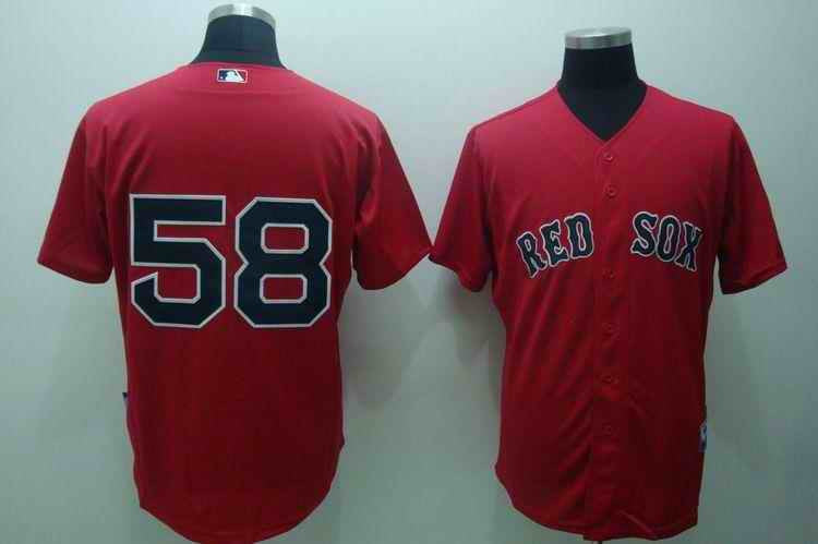 Papelbon Boston Red Sox red jersey