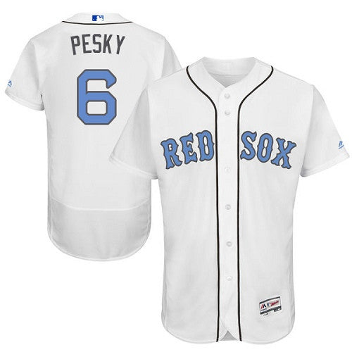 Johnny Pesky Boston Red Sox white jersey