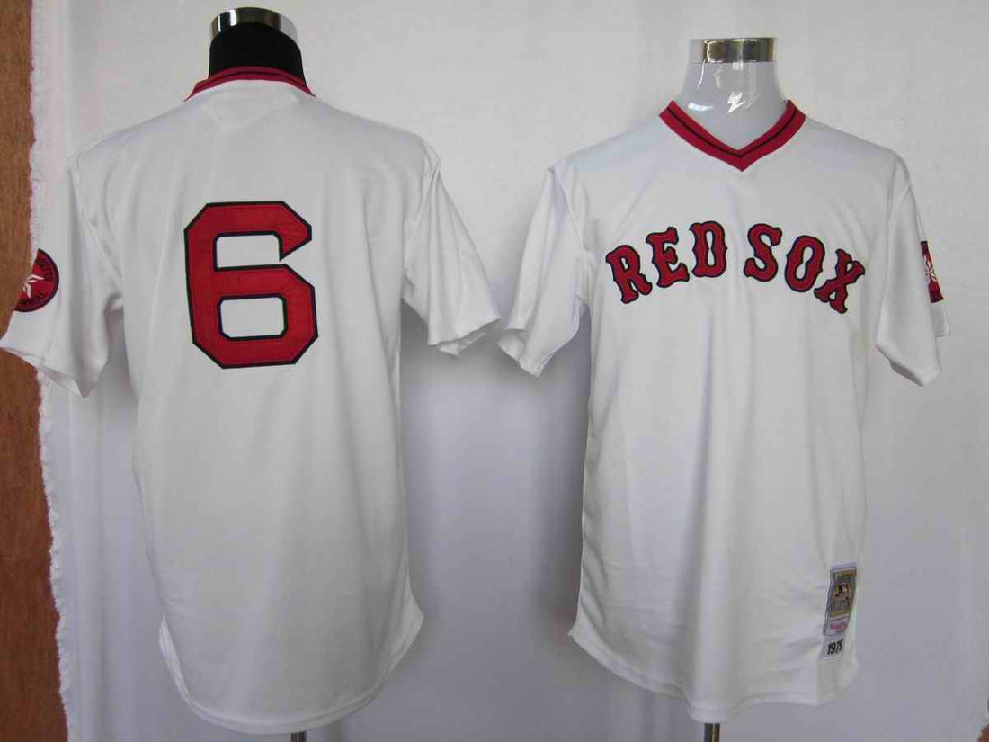 Boston Red Sox white jersey