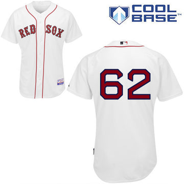 Zeke Spruill Boston Red Sox white jersey