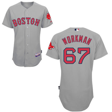 Brandon Workman Boston Red Sox grey jersey