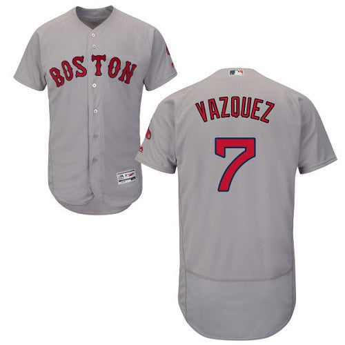 Chirstian Vazquez Boston Red Sox gray jersey