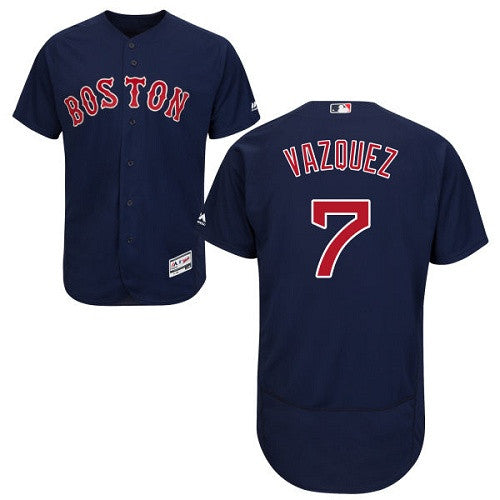 Chirstian Vazquez Boston Red Sox navy jersey