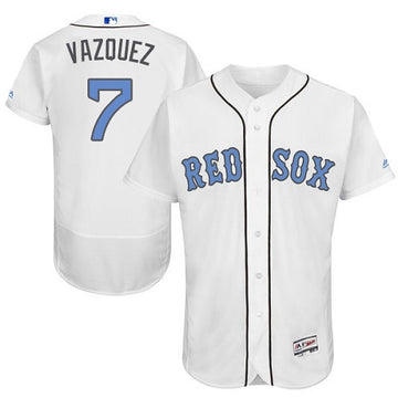 Chirstian Vazquez Boston Red Sox white jersey