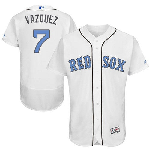 Chirstian Vazquez Boston Red Sox white jersey