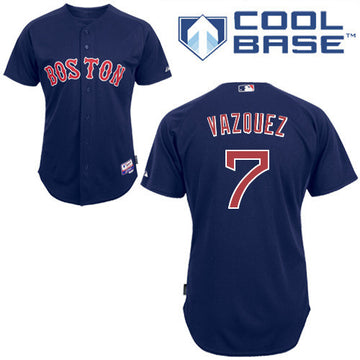 Christian Vazquez Boston Red Sox blue jersey