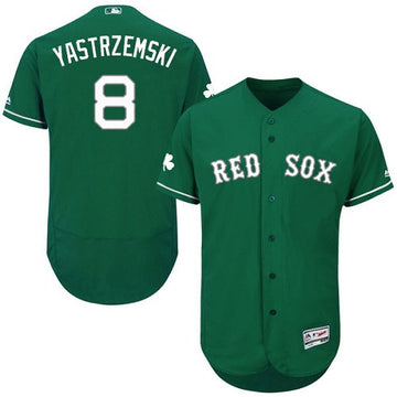 Carl Yastrzemski Boston Red Sox green jersey