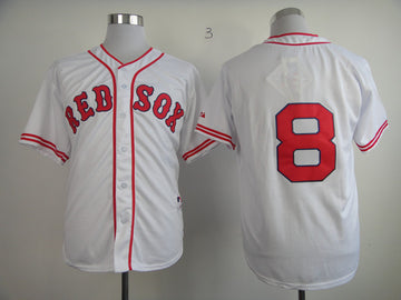 Carl Yastrzemski Boston Red Sox white Throwback jersey