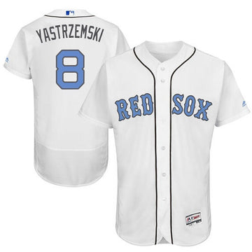 Carl Yastrzemski Boston Red Sox white jersey