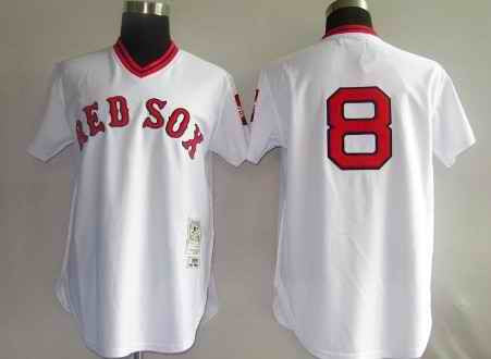 Carl Yastrzemski Boston Red Sox white Throwback jersey