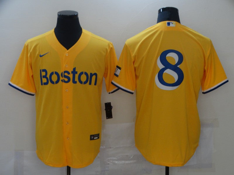 Boston Red Sox gold City Connect jersey