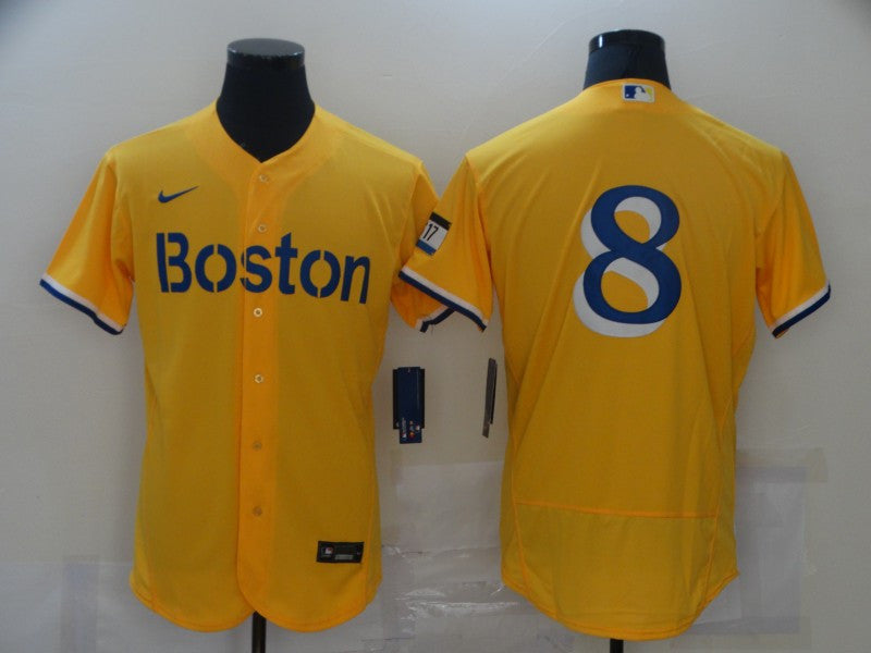 Boston Red Sox gold City Connect jersey
