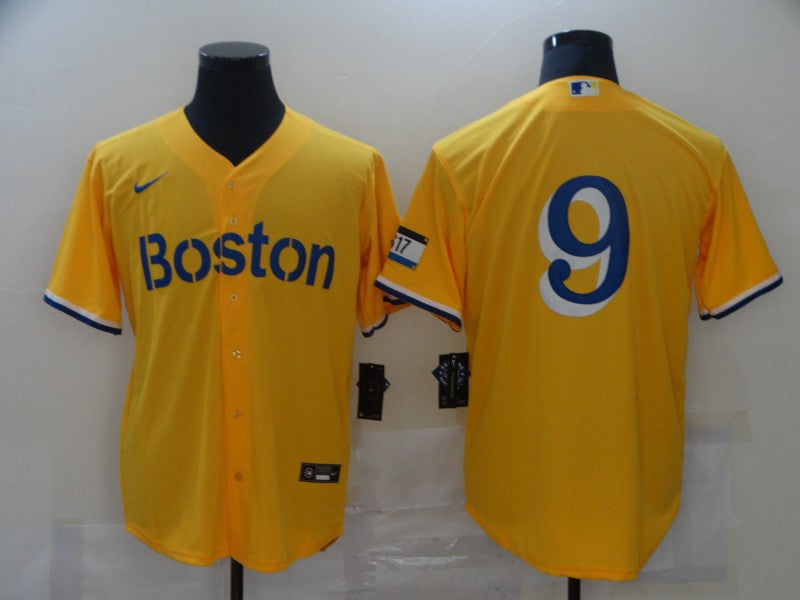 Boston Red Sox gold City Connect jersey