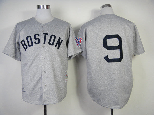 Ted Williams Boston Red Sox grey jersey