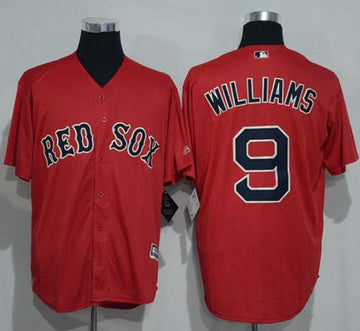 Ted Williams Boston Red Sox red jersey
