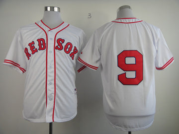 Ted Williams Boston Red Sox white Throwback jersey