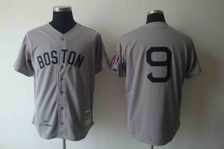 Williams Boston Red Sox grey jersey