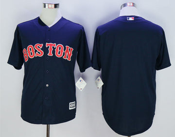 Custom Boston Red Sox blue jersey