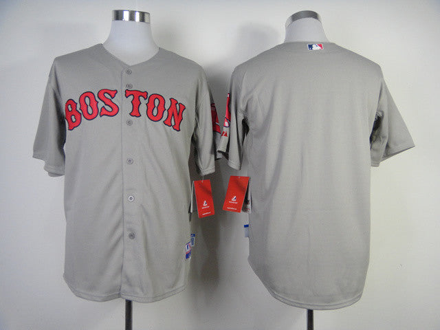 Custom Boston Red Sox grey jersey