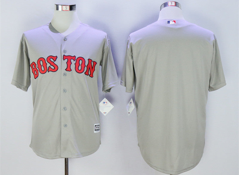 Custom Boston Red Sox grey jersey