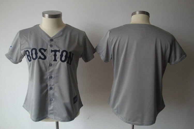 Custom Boston Red Sox grey jersey