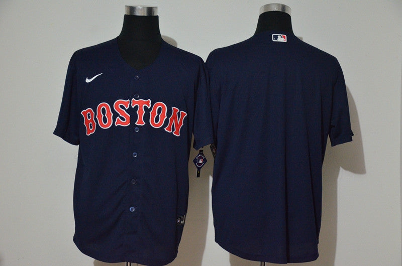 Custom Boston Red Sox navy jersey