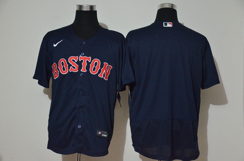 Custom Boston Red Sox navy jersey
