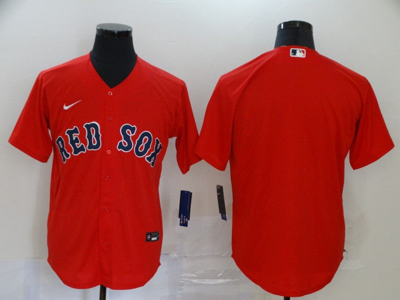Custom Boston Red Sox red jersey