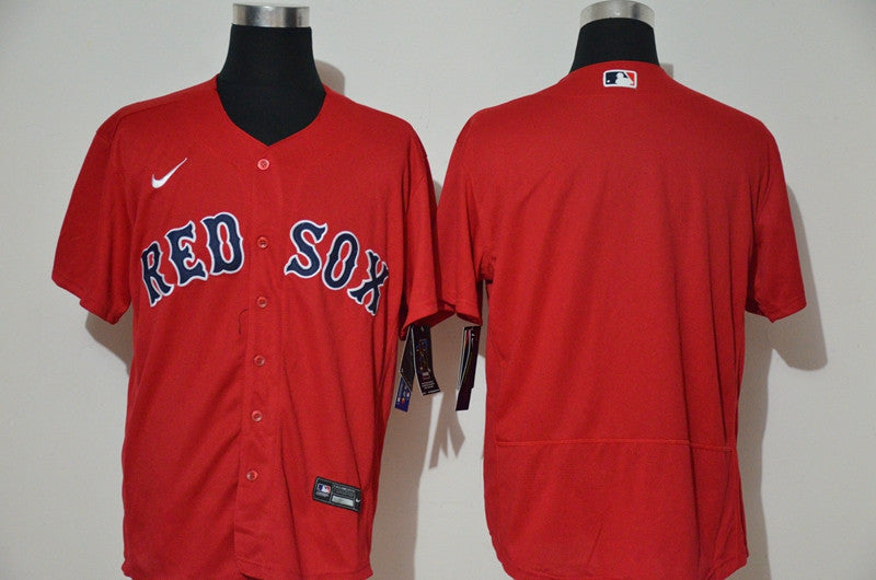 Custom Boston Red Sox red jersey