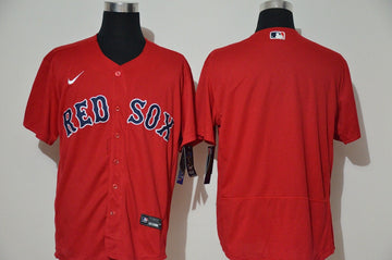 Custom Boston Red Sox red jersey