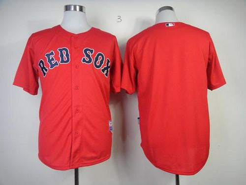 Custom Boston Red Sox red jersey