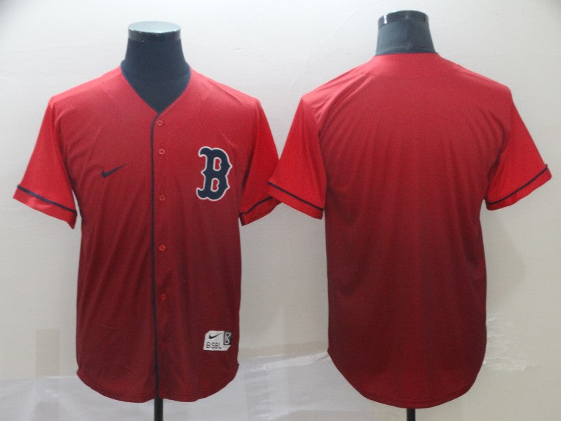 Custom Boston Red Sox red Fashion jersey