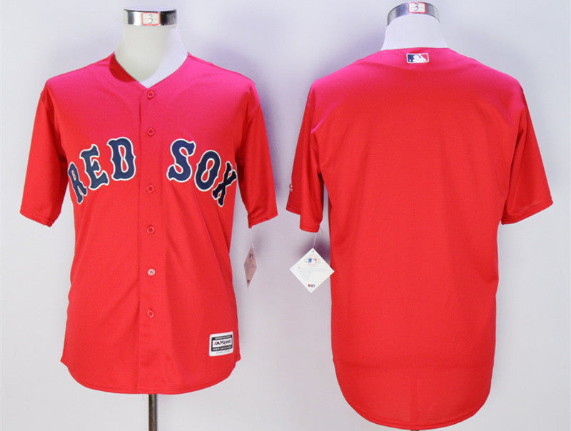 Custom Boston Red Sox red jersey