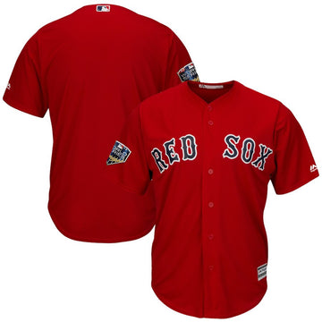 Custom Boston Red Sox scarlet jersey