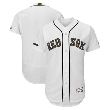 Custom Boston Red Sox white jersey