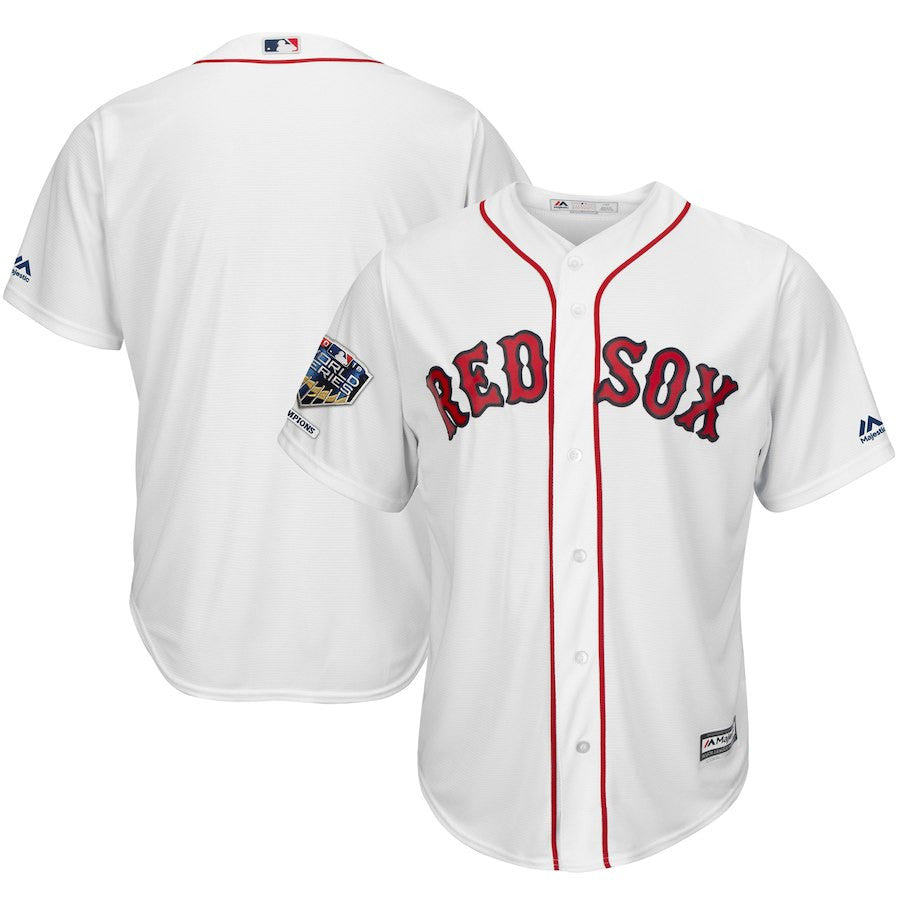Custom Boston Red Sox white Home jersey