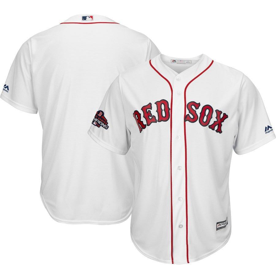 Custom Boston Red Sox white jersey