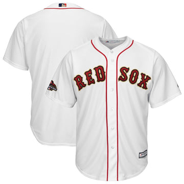 Custom Boston Red Sox white jersey
