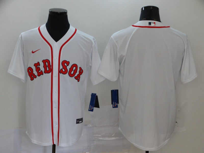 Custom Boston Red Sox white jersey