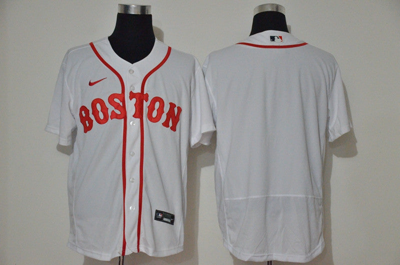 Custom Boston Red Sox white jersey