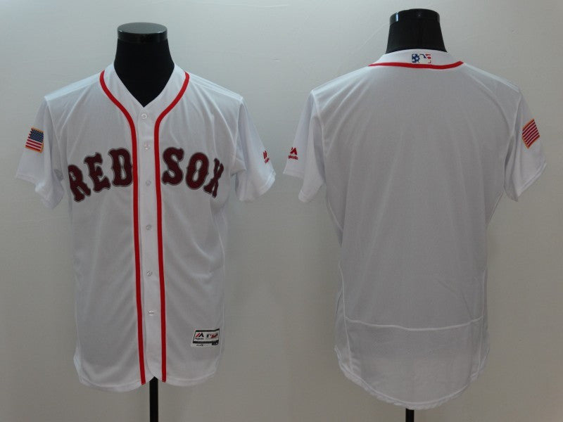 Custom Boston Red Sox white Fashion jersey