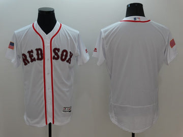 Custom Boston Red Sox white Fashion jersey