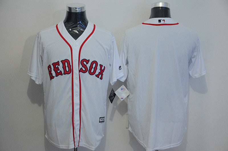 Custom Boston Red Sox white jersey