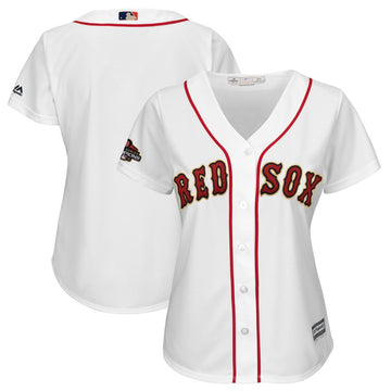 Custom Boston Red Sox white jersey