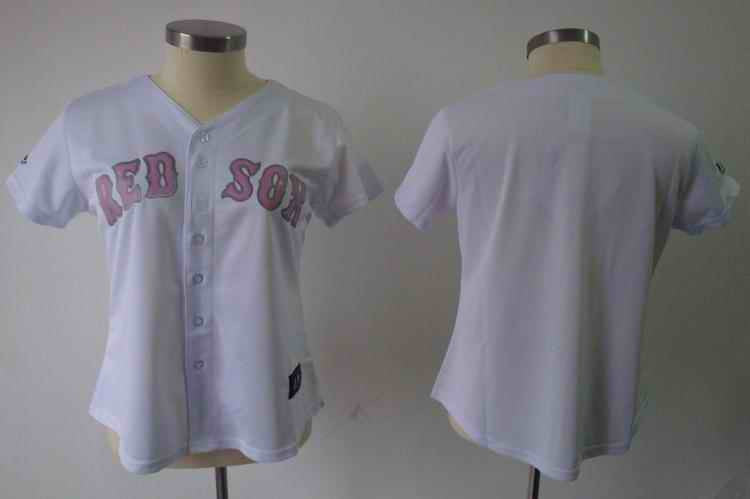 Custom Boston Red Sox white jersey
