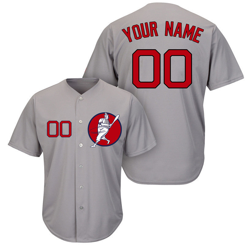 Boston Red Sox gray jersey