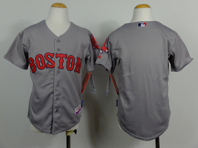 Boston Red Sox grey jersey