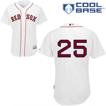 Jackie Bradley Boston Red Sox white jersey