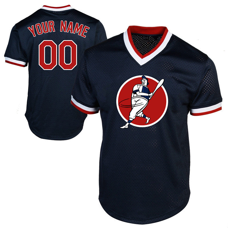 Boston Red Sox navy Throwback jersey